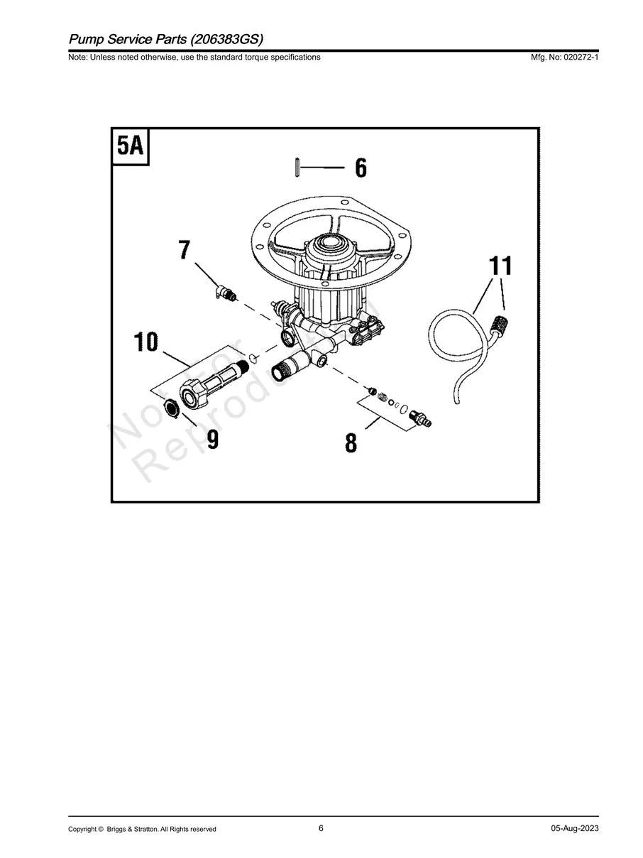 BRIGGS AND STRATTON, 020272-1, IPL.6